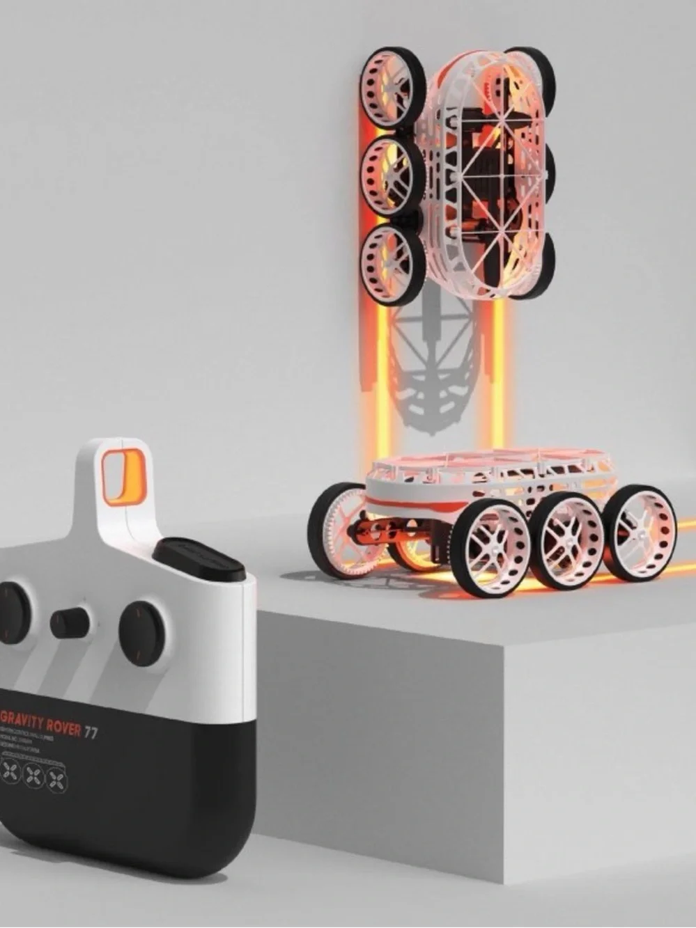 Sharper Image Anti-Gravity Gravity Rover Remote Crawler